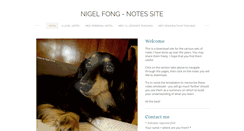 Desktop Screenshot of nigelfong.net