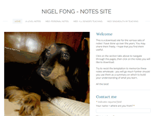 Tablet Screenshot of nigelfong.net